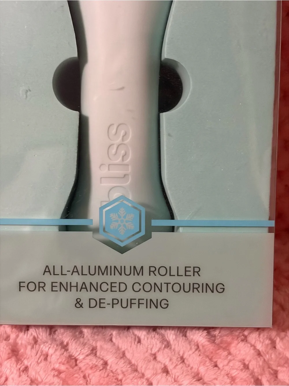NEW Bliss The Ice Roller For Contouring And De-Puffing Freezable Body Massager